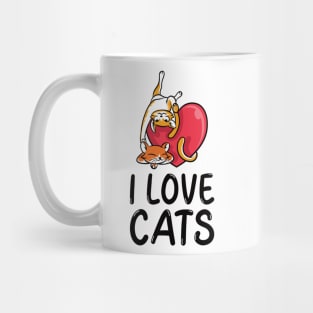 I Love Cats Mug